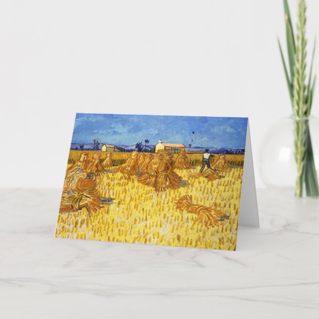 Vincent van Gogh - Harvest in Provence Kort (Framsida)