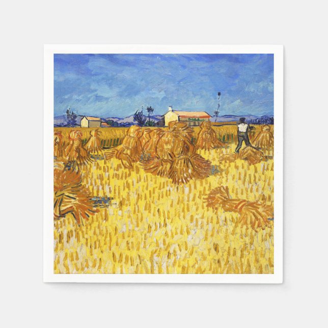 Vincent van Gogh - Harvest in Provence Pappersservett (Framsidan)