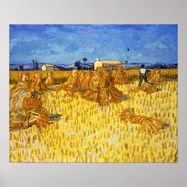 Vincent van Gogh - Harvest in Provence Poster (Framsidan)