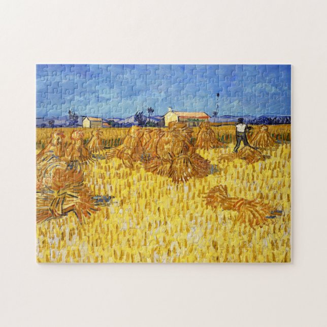 Vincent van Gogh - Harvest in Provence Pussel (Horisontell)
