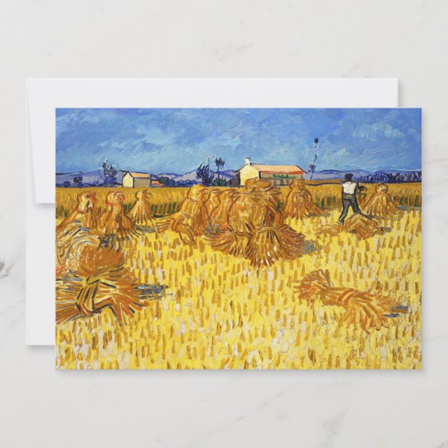 Vincent van Gogh - Harvest in Provence Tack Kort (Framsida)