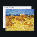 Vincent van Gogh - Harvest in Provence Vykort<br><div class="desc">Harvest in Provence - Vincent van Gogh,  1888</div>