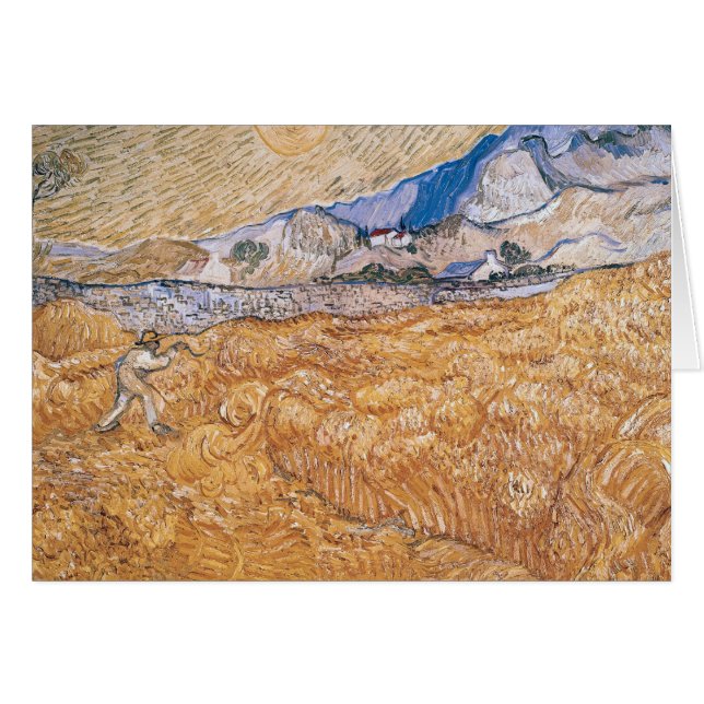 Vincent van Gogh | Harvester Hälsningskort (Framsidan Horizontal)