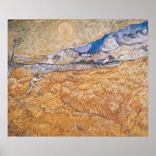 Vincent Van Gogh harvesteren Poster