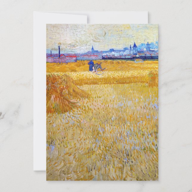 Vincent van Gogh - Harvesters Inbjudningar (Framsida)