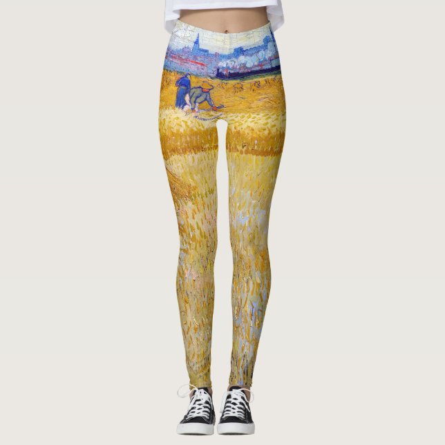 Vincent van Gogh - Harvesters Leggings (Framsida)