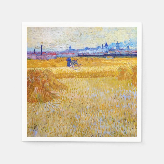 Vincent van Gogh - Harvesters Pappersservett (Framsidan)