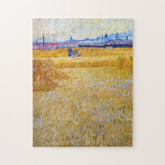 Vincent van Gogh - Harvesters Pussel (Vertikal)