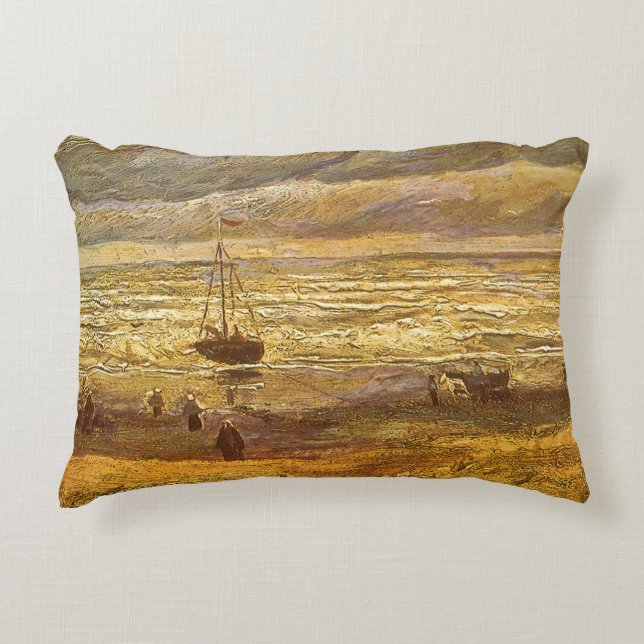 Vincent van Gogh - Havet vid Scheveningen Prydnadskudde (Framsidan)
