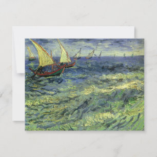 Vincent van Gogh - Havsutsikt vid Saintes Maries