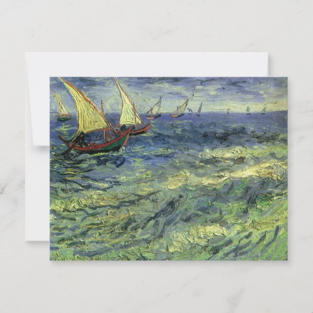 Vincent van Gogh - Havsutsikt vid Saintes Maries (Framsida)