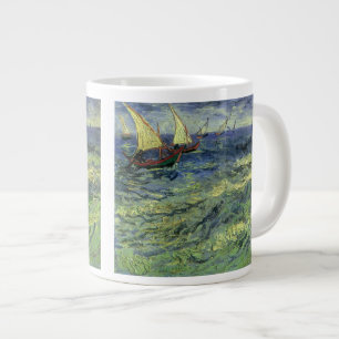 Vincent van Gogh - Havsutsikt vid Saintes Maries Jumbo Mugg