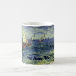 Vincent van Gogh - Havsutsikt vid Saintes Maries Kaffemugg