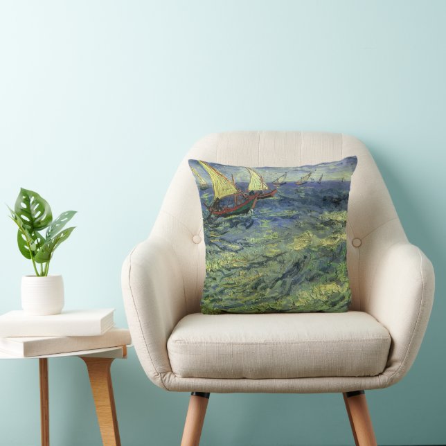Vincent van Gogh - Havsutsikt vid Saintes Maries Kudde (Stol)