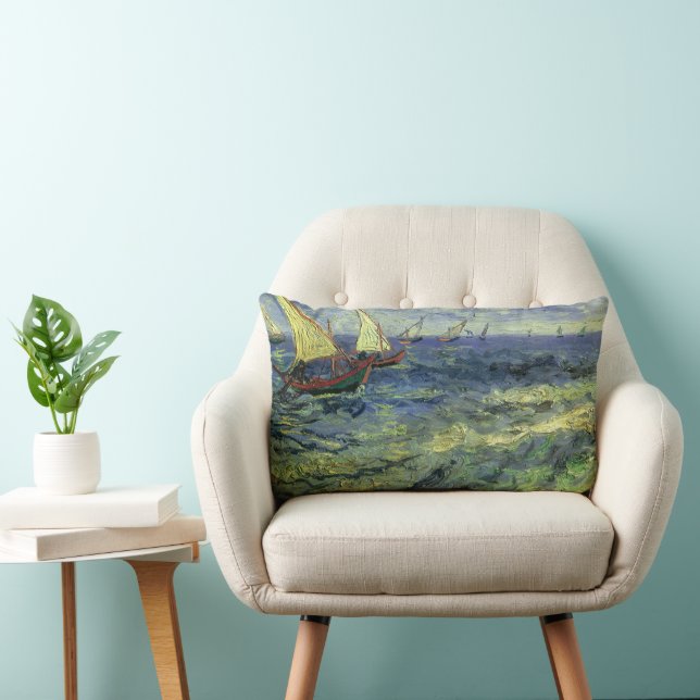 Vincent van Gogh - Havsutsikt vid Saintes Maries Lumbarkudde (Stol)