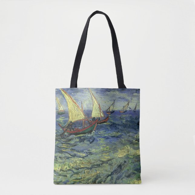 Vincent van Gogh - Havsutsikt vid Saintes Maries Tygkasse (Framsida)