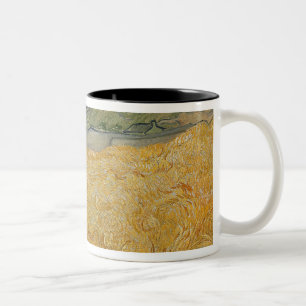 Vincent van Gogh Hjulfält med rabatt, 1889 Två-Tonad Mugg