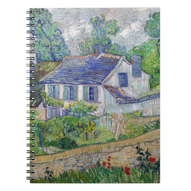 Vincent van Gogh - Houses at Auvers Anteckningsbok (Framsidan)