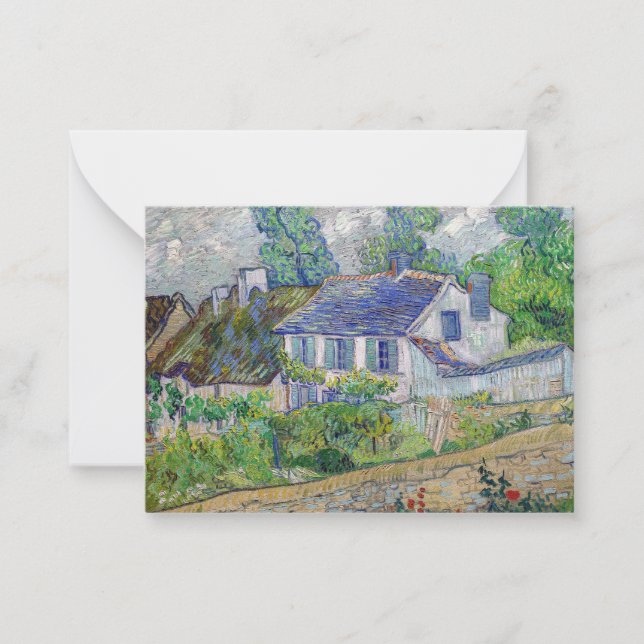Vincent van Gogh - Houses at Auvers Anteckningskort (Framsida)