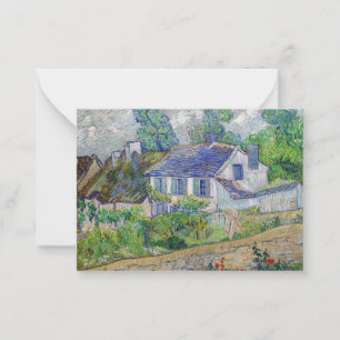 Vincent van Gogh - Houses at Auvers Anteckningskort