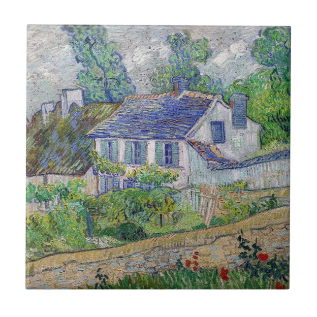 Vincent van Gogh - Houses at Auvers Kakelplatta (Framsidan)