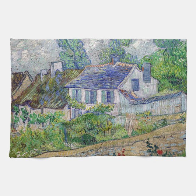 Vincent van Gogh - Houses at Auvers Kökshandduk (Horisontell)