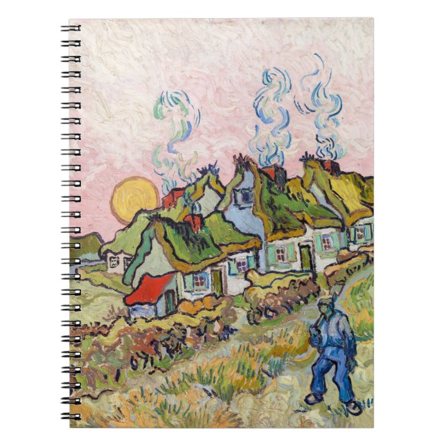 Vincent van Gogh - Houses och Figur Anteckningsbok (Framsidan)