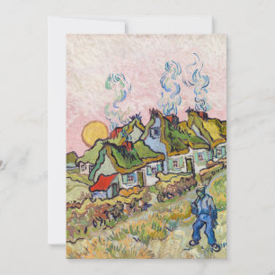 Vincent van Gogh - Houses och Figur Inbjudningar