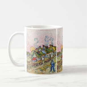 Vincent van Gogh - Houses och Figur Kaffemugg