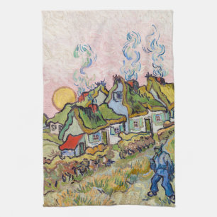 Vincent van Gogh - Houses och Figur Kökshandduk
