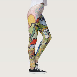 Vincent van Gogh - Houses och Figur Leggings