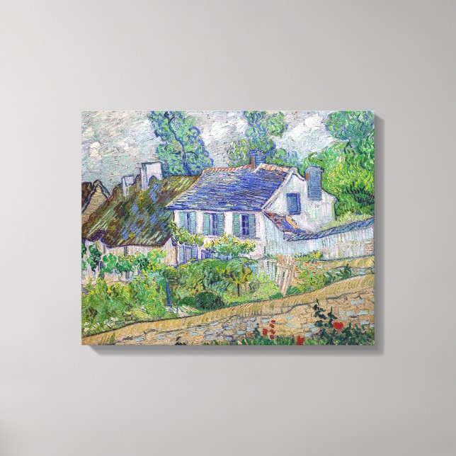 Vincent van Gogh - Hus vid Auvers Canvastryck (Framsida)