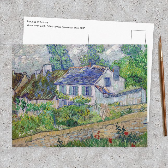 Vincent van Gogh - Hus vid Auvers Vykort (Skapare uppladdad)