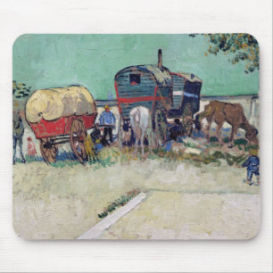 Vincent Van Gogh husvagnarna, zigensk Encampment Musmatta