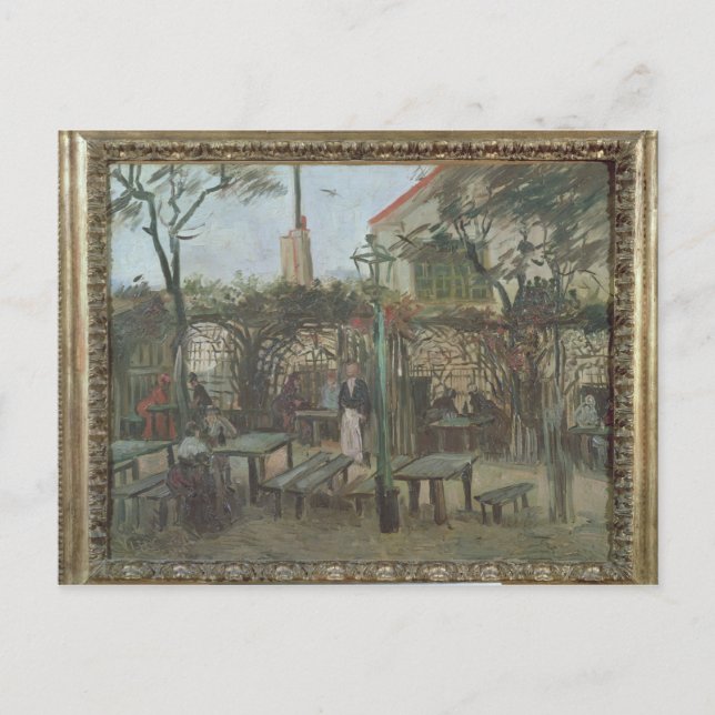 Vincent van Gogh | Hyresträdgårdar i Montmartre Vykort (Framsida)