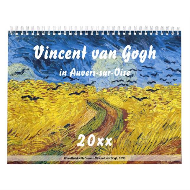 Vincent van Gogh i Auvers-sur-Oise Kalender (Omslag)