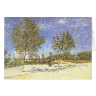 Vincent van Gogh - I utkanten av Paris Hälsningskort