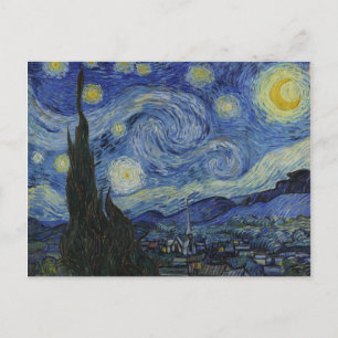 Vincent van Gogh Iconic Starry Night Vykort