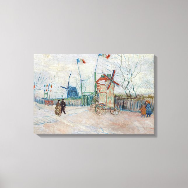 Vincent van Gogh - Impasse des Deux Freres Canvastryck (Framsida)