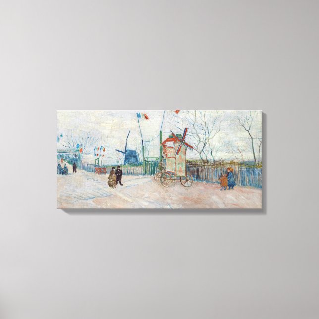 Vincent van Gogh - Impasse des Deux Freres Canvastryck (Framsida)