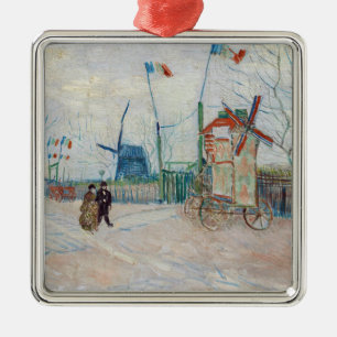 Vincent van Gogh - Impasse des Deux Freres Julgransprydnad Metall