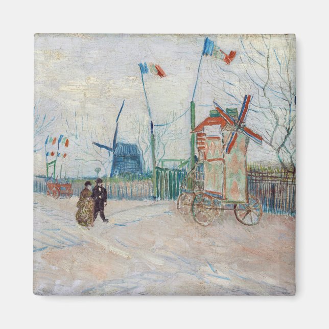Vincent van Gogh - Impasse des Deux Freres Magnet (Framsidan)