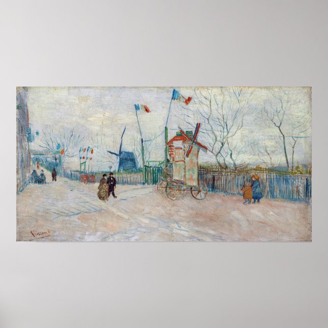 Vincent van Gogh - Impasse des Deux Freres Poster (Framsidan)