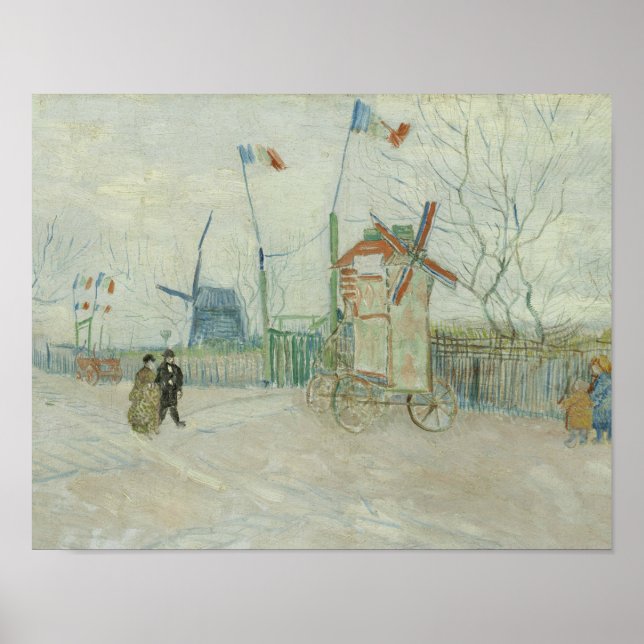 Vincent van Gogh - Impasse des Deux Freres Poster (Framsidan)