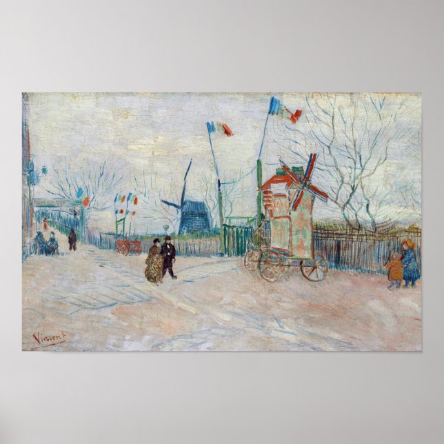 Vincent van Gogh - Impasse des Deux Freres Poster (Framsidan)