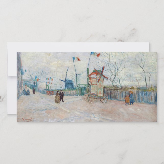Vincent van Gogh - Impasse des Deux Freres Tack Kort (Framsida)
