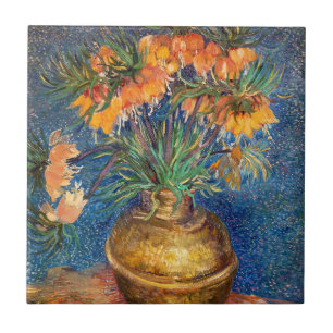 Vincent van Gogh - Imperial Fritillaries Kakelplatta