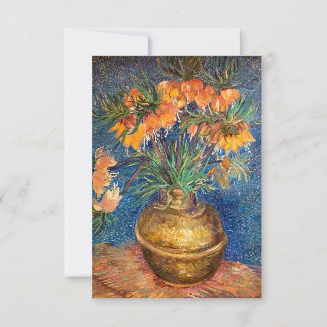 Vincent van Gogh - Imperial Fritillaries Tack Kort (Framsida)