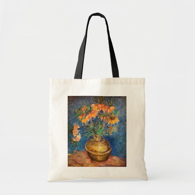 Vincent van Gogh - Imperial Fritillaries Tote Bag Tygkasse (Framsidan)