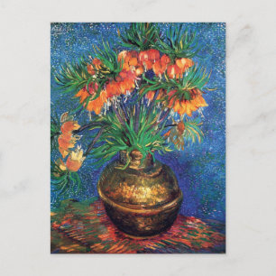 Vincent Van Gogh - Imperialkronor i en kopparvas Vykort